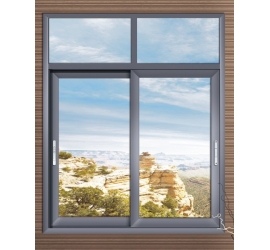 FDS116系列二轨/三轨防盗一体推拉门窗